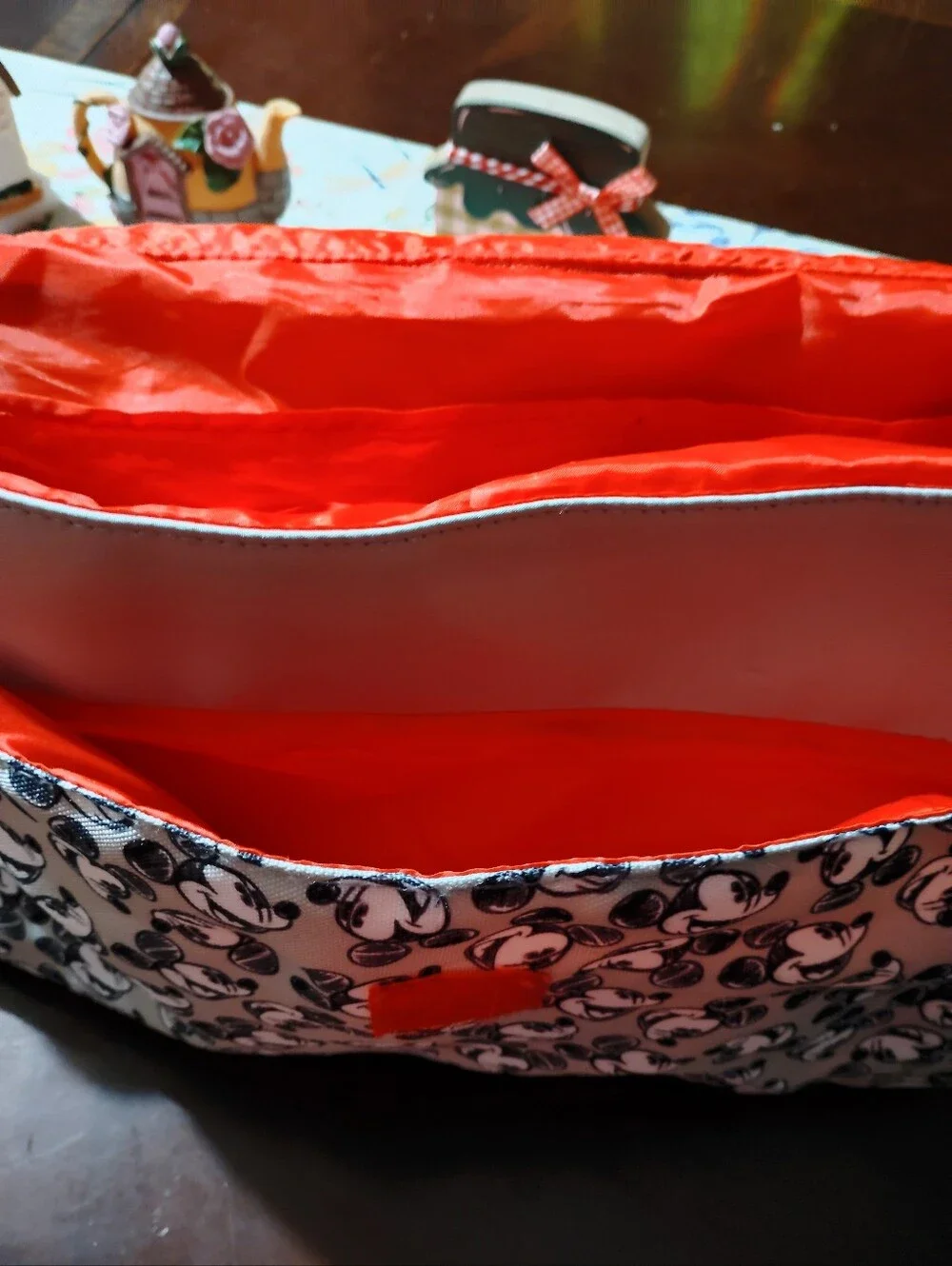 Disney Baby Mickey Mouse Diaper Bag Tote & Insulated Bottle Holder